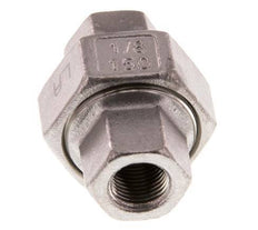 Rp 1/8'' Stainless steel Double Nipple 3-pieces with Conically sealing 16 Bar
