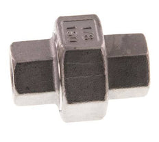 Rp 1/8'' Stainless steel Double Nipple 3-pieces with Conically sealing 16 Bar