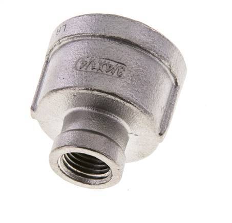 3/4'' NPT x 1/4'' NPT Stainless steel Round Socket 16 Bar