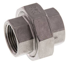 3/4'' NPT Stainless steel Double Nipple 3-pieces with Conically sealing 16 Bar