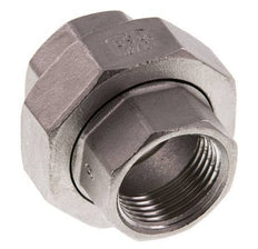 3/4'' NPT Stainless steel Double Nipple 3-pieces with Conically sealing 16 Bar