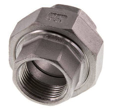 Rp 3/4'' Stainless steel Double Nipple 3-pieces with Conically sealing 16 Bar