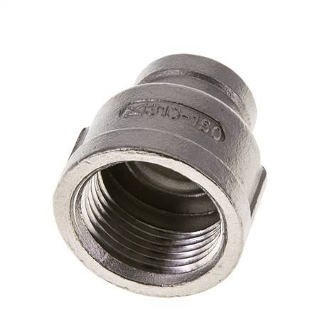 1'' NPT x 1/2'' NPT Stainless steel Round Socket 16 Bar