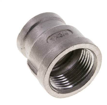 1'' NPT x 3/4'' NPT Stainless steel Round Socket 16 Bar