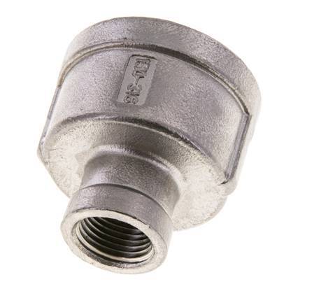 1'' NPT x 3/8'' NPT Stainless steel Round Socket 16 Bar