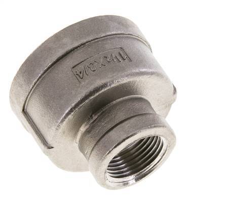 1 1/2'' NPT x 3/4'' NPT Stainless steel Round Socket 16 Bar