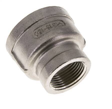 1 1/2'' NPT x 1'' NPT Stainless steel Round Socket 16 Bar