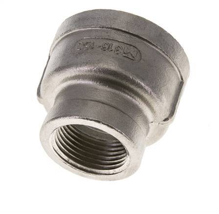1 1/2'' NPT x 1'' NPT Stainless steel Round Socket 16 Bar