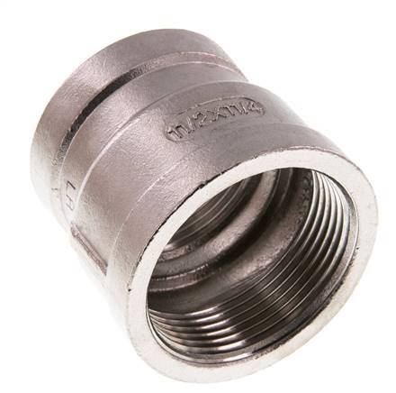 Rp 1 1/2'' x Rp 1 1/4'' Stainless steel Round Socket 16 Bar