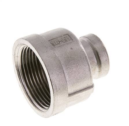 1 1/4'' NPT x 1/2'' NPT Stainless steel Round Socket 16 Bar