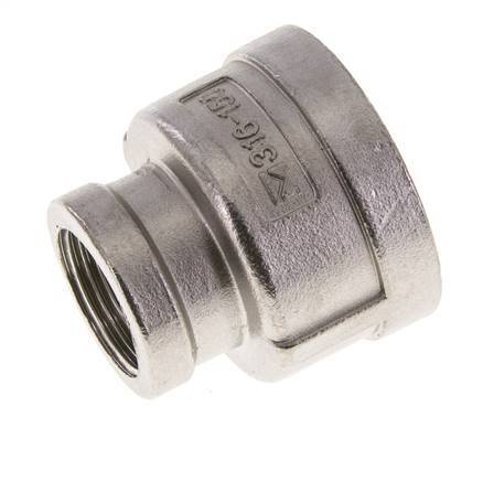 1 1/4'' NPT x 3/4'' NPT Stainless steel Round Socket 16 Bar