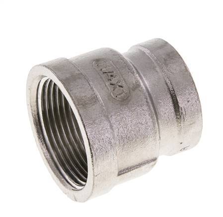 1 1/4'' NPT x 1'' NPT Stainless steel Round Socket 16 Bar