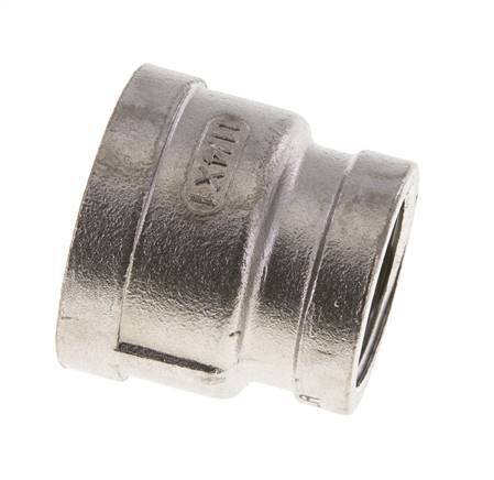 1 1/4'' NPT x 1'' NPT Stainless steel Round Socket 16 Bar