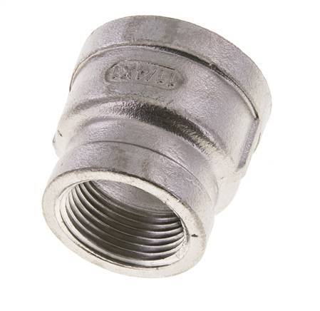 1 1/4'' NPT x 1'' NPT Stainless steel Round Socket 16 Bar