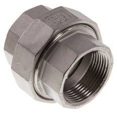 1 1/4'' NPT Stainless steel Double Nipple 3-pieces with Conically sealing 16 Bar