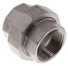 1 1/4'' NPT Stainless steel Double Nipple 3-pieces with Conically sealing 16 Bar