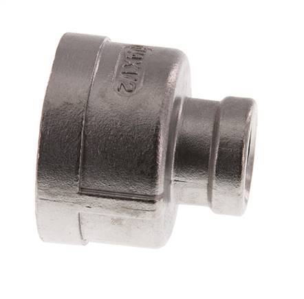 Rp 1 1/4'' x Rp 1/2'' Stainless steel Round Socket 16 Bar