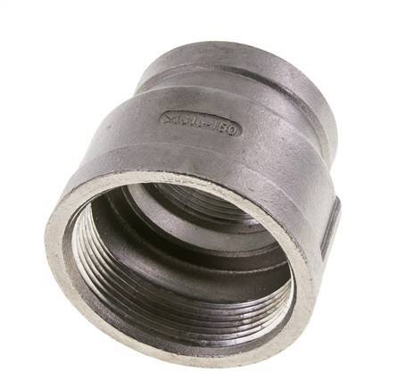 2'' NPT x 1 1/2'' NPT Stainless steel Round Socket 16 Bar
