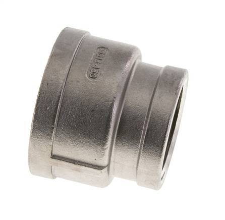 2'' NPT x 1 1/2'' NPT Stainless steel Round Socket 16 Bar