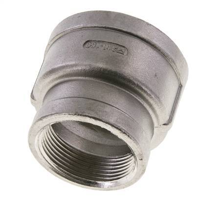 2'' NPT x 1 1/2'' NPT Stainless steel Round Socket 16 Bar