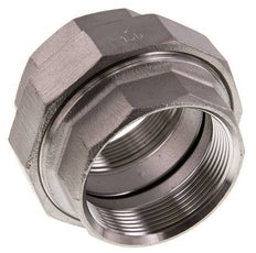 2'' NPT Stainless steel Double Nipple 3-pieces with Conically sealing 16 Bar