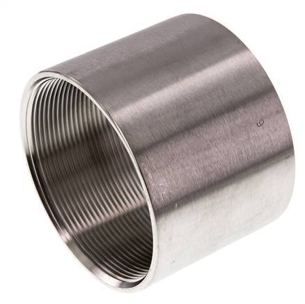 Rp 3'' Stainless steel Round Socket 16 Bar