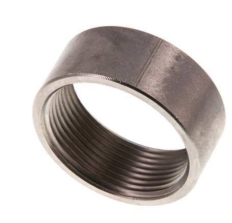 Rp 1 1/2'' x 54.5mm Stainless steel Welding Socket 40 Bar DIN 2986 - 22mm