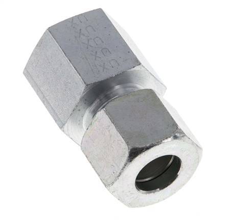 G 1/2'' x 14S Zinc plated Steel Straight Cutting Ring 630 Bar DIN 2353