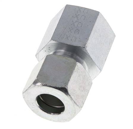 G 1/2'' x 14S Zinc plated Steel Straight Cutting Ring 630 Bar DIN 2353