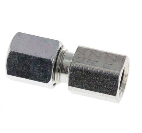 G 1/8'' x 6L Zinc plated Steel Straight Cutting Ring 315 Bar DIN 2353 [2 Pieces]