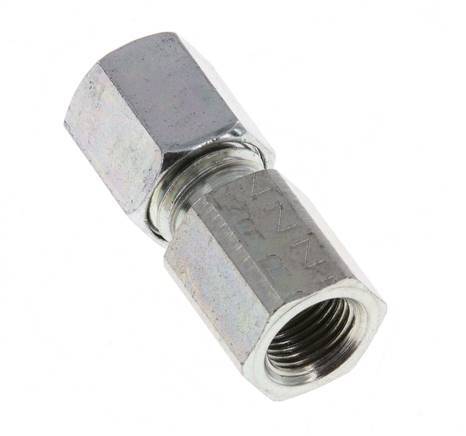 G 1/8'' x 6L Zinc plated Steel Straight Cutting Ring 315 Bar DIN 2353 [2 Pieces]