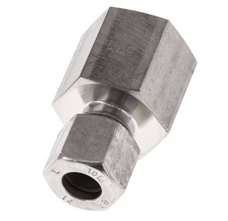G 1/2'' x 10L Stainless steel Straight Cutting Ring 315 Bar DIN 2353