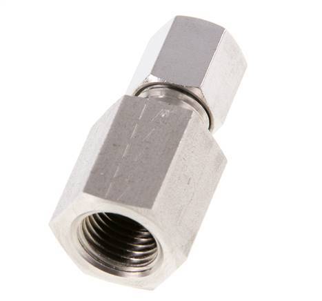 G 1/4'' x 6L Stainless steel Straight Cutting Ring 315 Bar DIN 2353