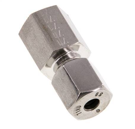 G 1/4'' x 6S Stainless steel Straight Cutting Ring 630 Bar DIN 2353