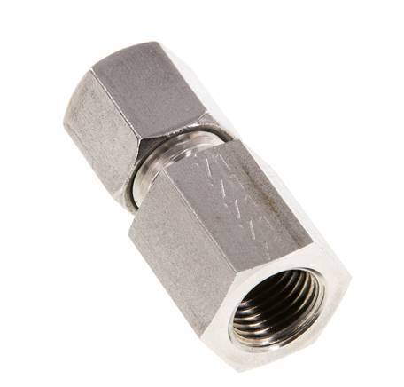 G 1/4'' x 6S Stainless steel Straight Cutting Ring 630 Bar DIN 2353