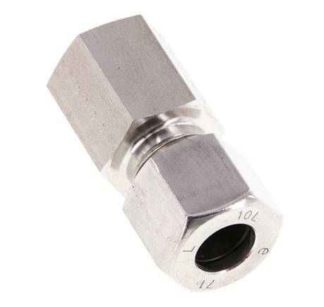 G 1/4'' x 10L Stainless steel Straight Cutting Ring 315 Bar DIN 2353