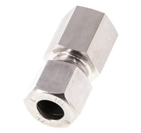 G 1/4'' x 10L Stainless steel Straight Cutting Ring 315 Bar DIN 2353