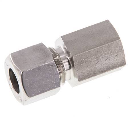 G 1/4'' x 10L Stainless steel Straight Cutting Ring 315 Bar DIN 2353
