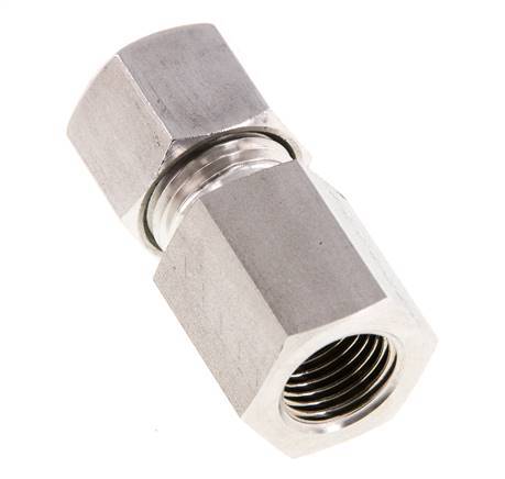 G 1/4'' x 10L Stainless steel Straight Cutting Ring 315 Bar DIN 2353