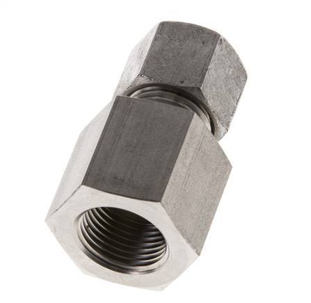 G 3/8'' x 10L Stainless steel Straight Cutting Ring 315 Bar DIN 2353