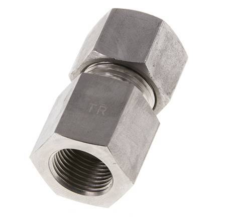 G 3/8'' x 12S Stainless steel Straight Cutting Ring 630 Bar DIN 2353
