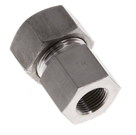 G 3/8'' x 18L Stainless steel Straight Cutting Ring 315 Bar DIN 2353