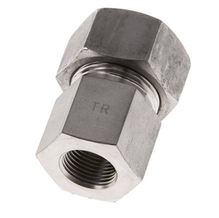 G 3/8'' x 18L Stainless steel Straight Cutting Ring 315 Bar DIN 2353