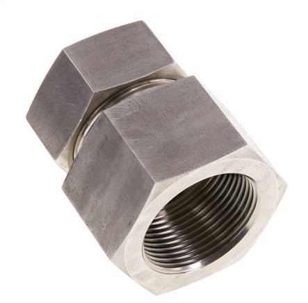 G 1 1/4'' x 35L Stainless steel Straight Cutting Ring 160 Bar DIN 2353