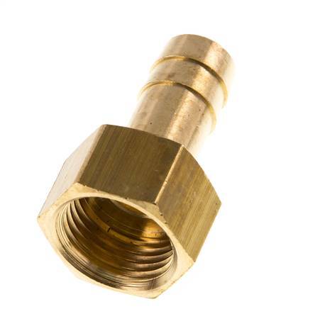 G 1/2'' x 13mm Brass Hose barb 16 Bar [2 Pieces]