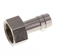 G 3/8'' x 10mm Nickel plated Brass Hose barb 16 Bar [2 Pieces]
