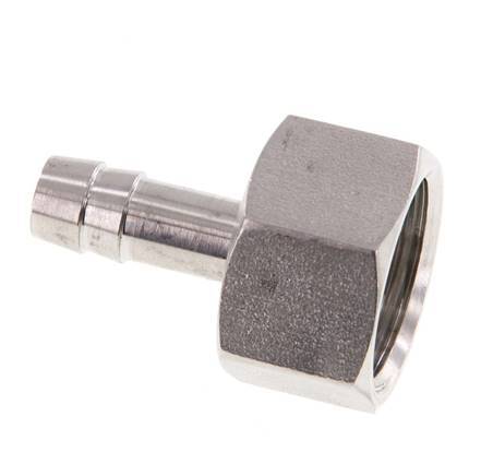 G 1/2'' x 8mm Stainless steel Hose barb 40 Bar