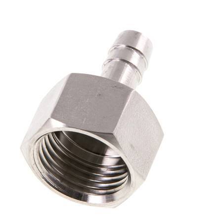 G 1/2'' x 8mm Stainless steel Hose barb 40 Bar