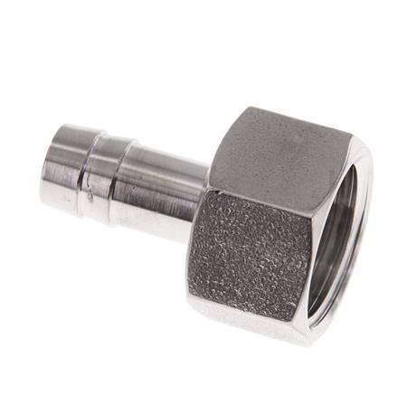 G 1/2'' x 10mm Stainless steel Hose barb 40 Bar
