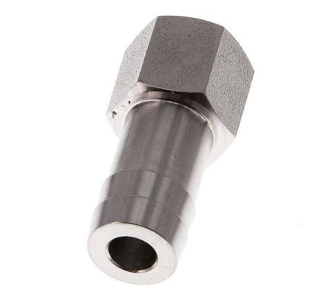 G 1/4'' x 13mm Stainless steel Hose barb 40 Bar